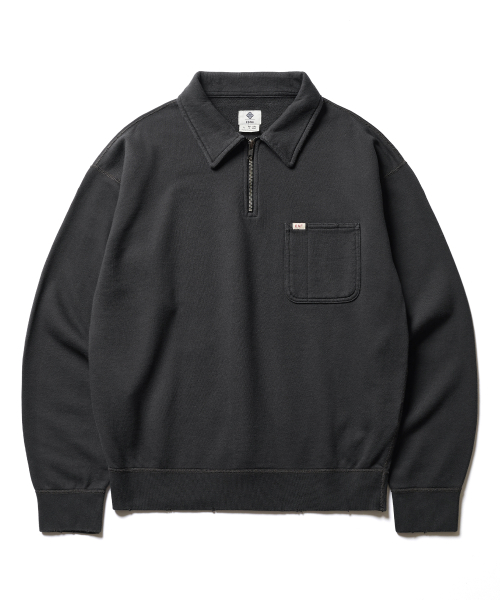 ORIGIN SPORTS HALF-ZIP  (D.CHARCOAL)