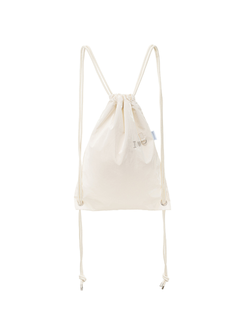 Girl string bag - White
