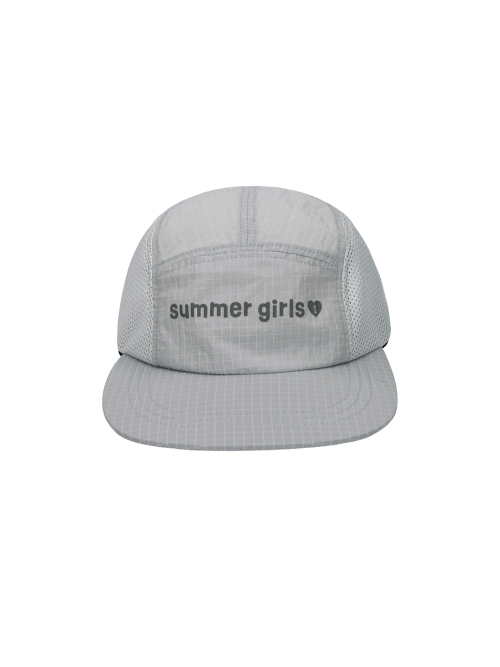 Summer girls nylon camp cap - Gray