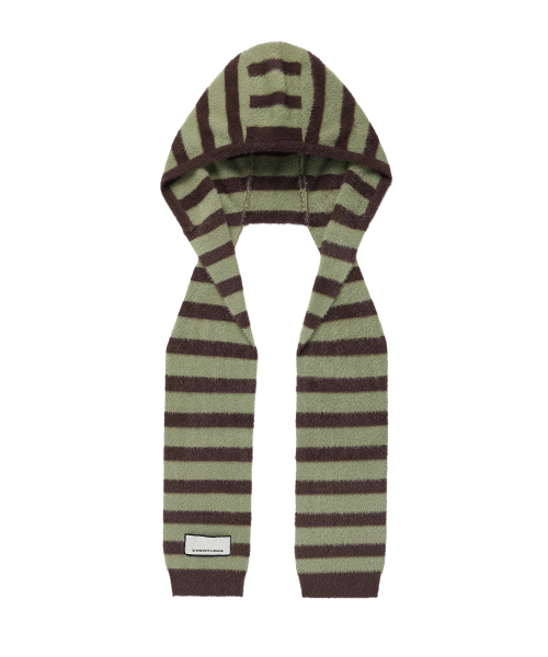 HOODED MUFFLER KHAKI