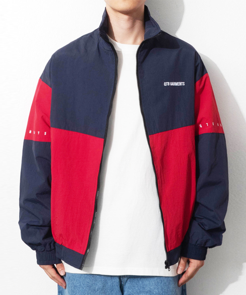 MUSINSA公式 | QT8 GARMENTS RG Old Track Jacket (Red)