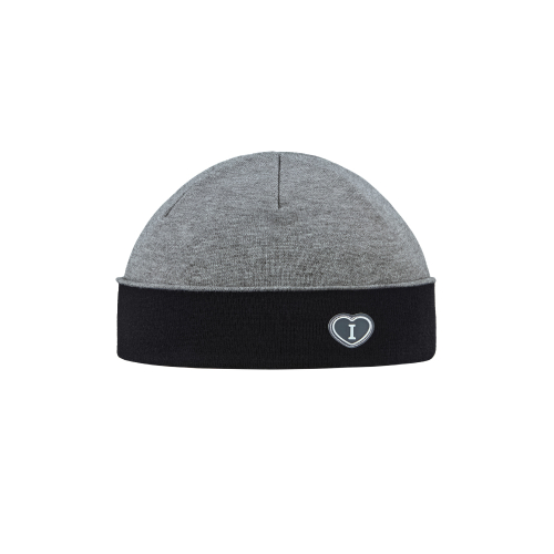 Twin key beanie - Black gray
