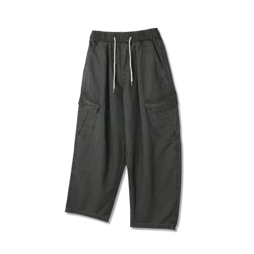 Карго-брюки из вареного хлопка (Dark Grey)