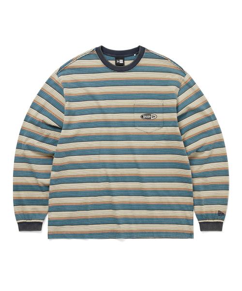 MUSINSA | THISISNEVERTHAT TNT x NE BORDER LONG SLEEVE Beige