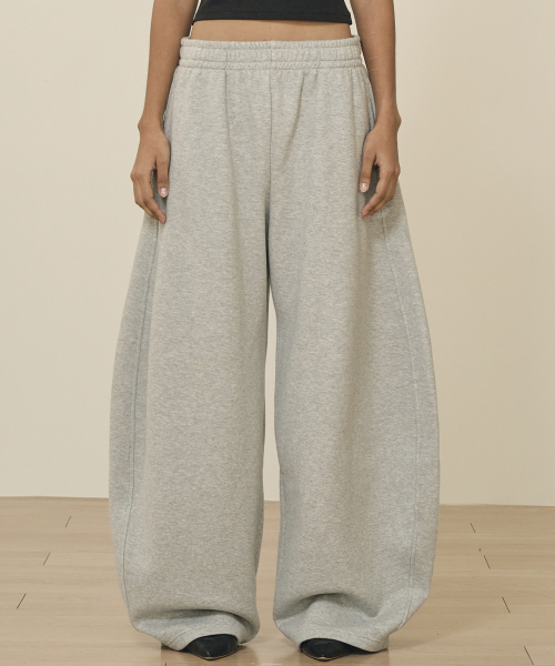 Спортивные штаны Curved Barrel Fit (Melange Grey)