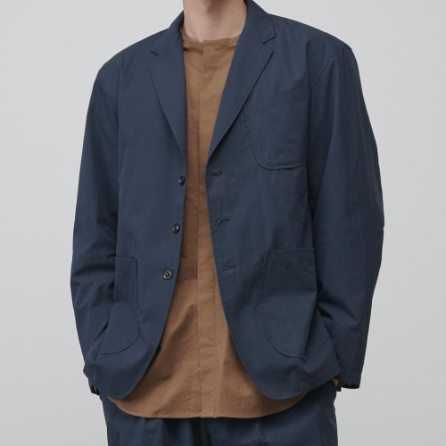 컴포트 쓰리 버튼 블레이저 (네이비)