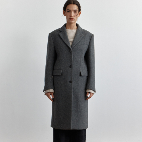ELIO LONG COAT GRAY
