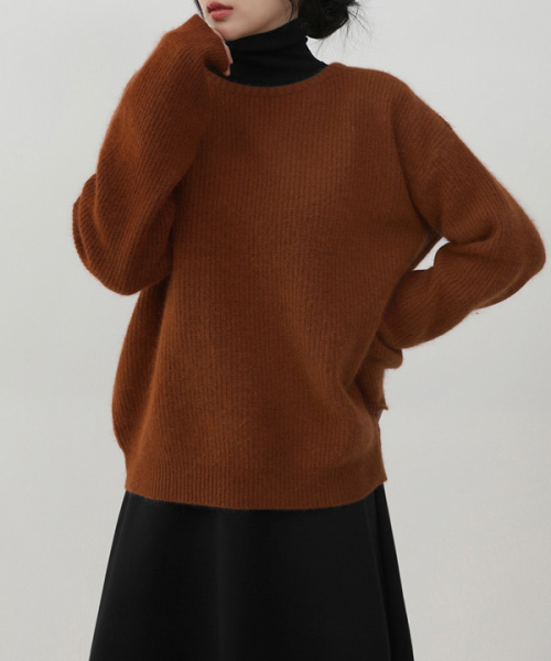 KNITWEAR.001 - шерсть ягненка 60+ангора 20/4color