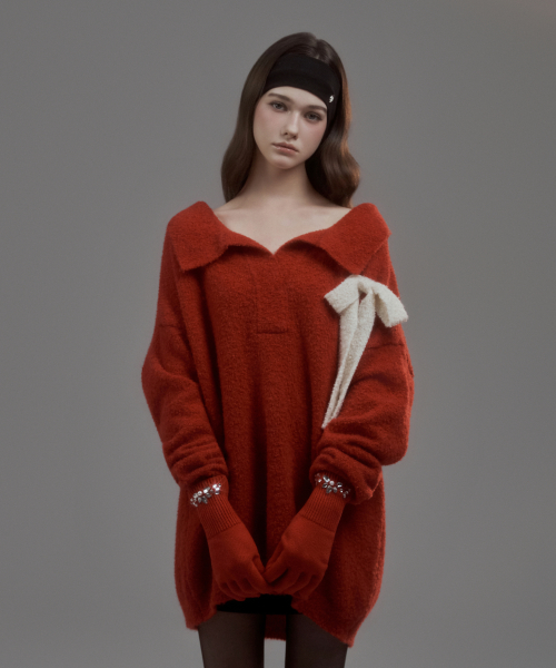 Betty Ribbon Knit - Red