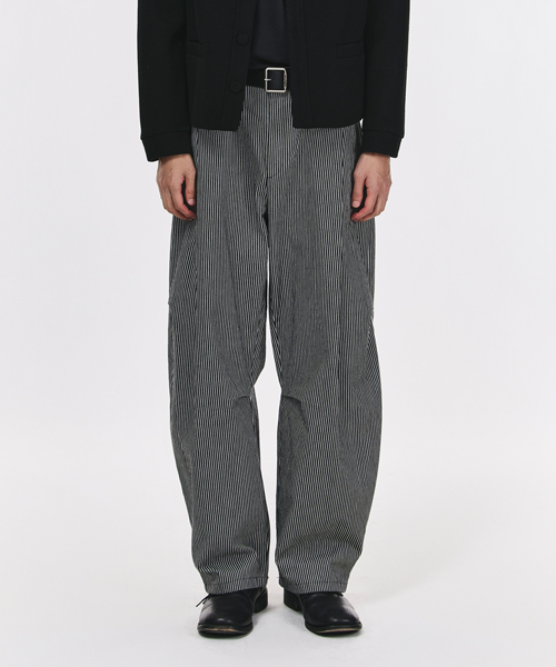 Stripe Wide Slacks