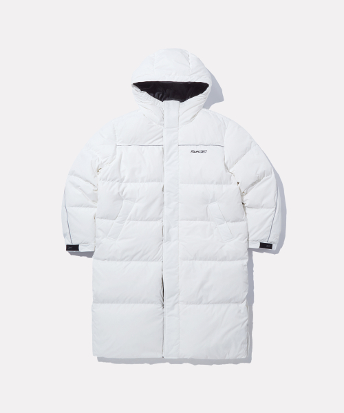 Длинный пуховик Premier - Off-White