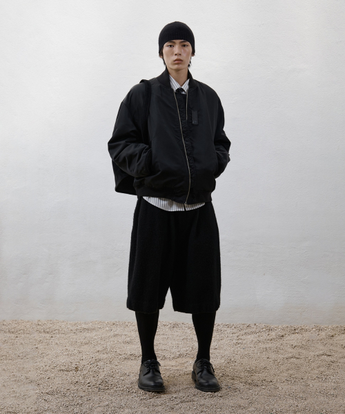 MA-1 Wool Pile Jacket - Black