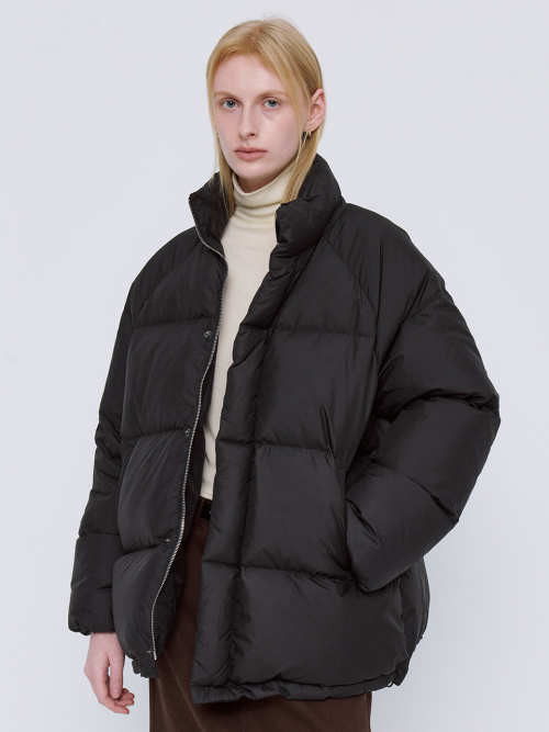 Basic Duck Down Half Padding - Black
