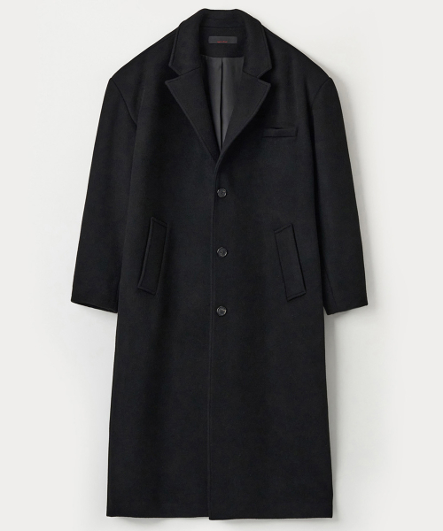 MOSS OVERFIT SINGLE COAT - BLACK
