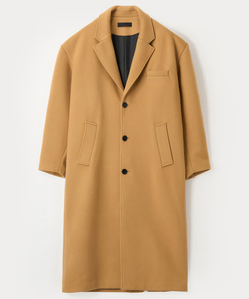 MOSS OVERFIT SINGLE COAT - BEIGE