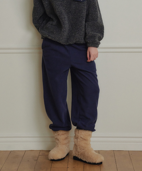 Флисовые джоггеры Navy