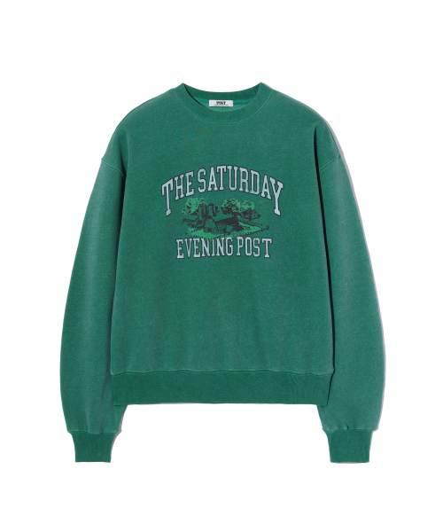 Farm Graphic Sweat Shirt_Green
