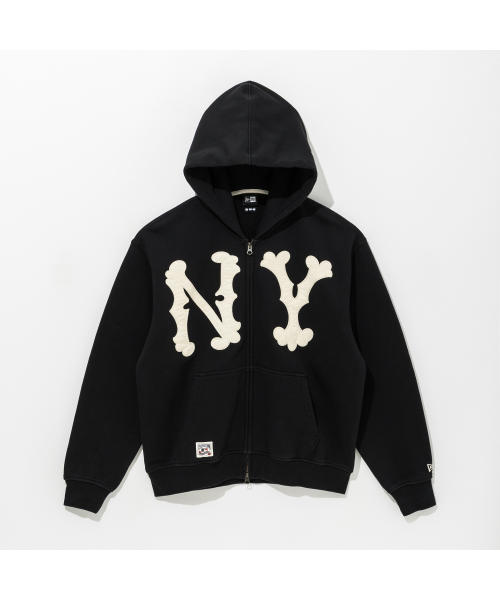 뉴에라() AP MLB ZIP UP HOODIE NEYYANCO HD53 BLK 상품 이미지