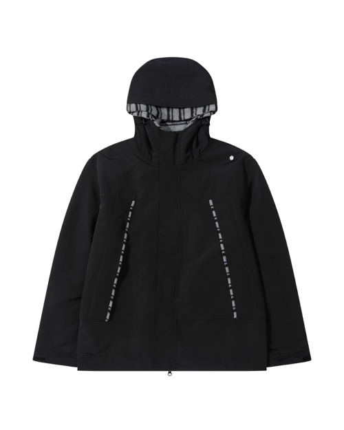 KNIT POINT WIND BREAKER JACKET (BLACK)