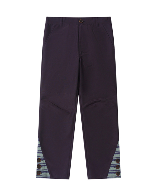 KNIT POINT PANTS (PURPLE)