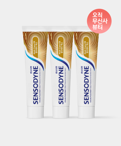 멀티케어 EX 민감성 치약 100g x3개