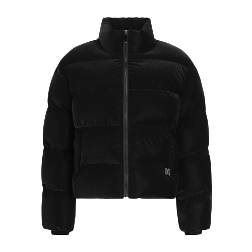 Glossy Ball Padded Jumper_BLACK
