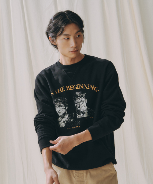 MAX & JOE SWEATSHIRTS BLACK