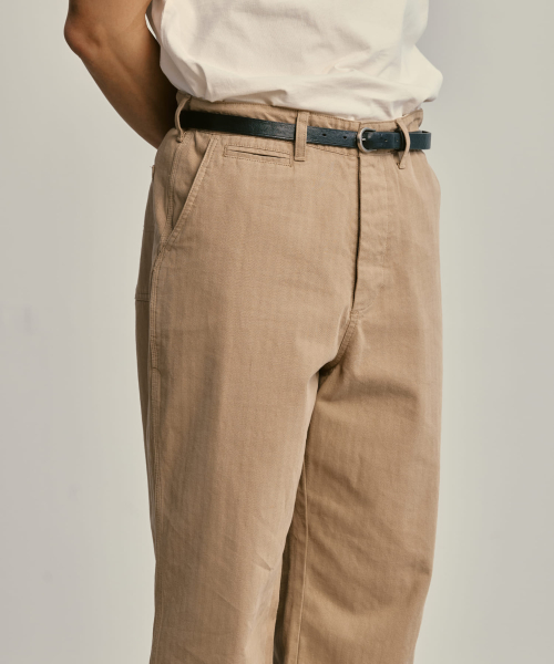 HBT STRAIGHT PANTS BEIGE