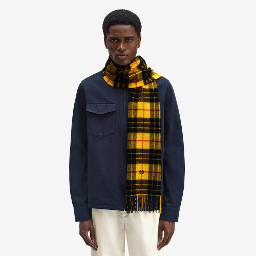 프레드페리() [선물상자 증정] 램스울 타탄 스카프 - 매클라우드 타탄 CFPU2538137-Z91 상품 이미지