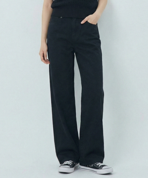 Широкие брюки из хлопка All Day Canvas_Black