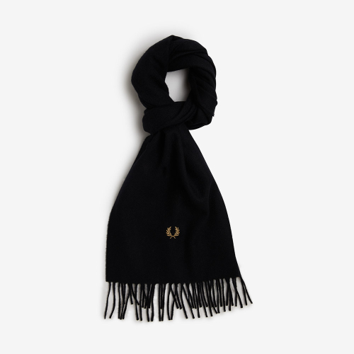 프레드페리() [선물상자 증정] 램스울 스카프 - 블랙 CFPU2534126-102 상품 이미지