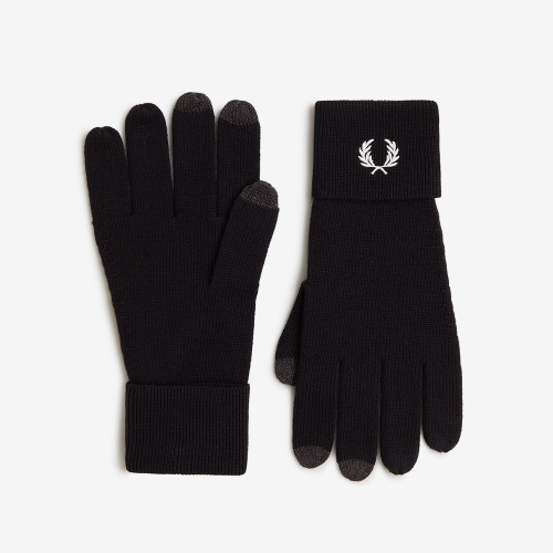 프레드페리() [선물상자 증정] 클래식 울 글러브 - 블랙/스노우화이트 CFPU2531139-843 상품 이미지