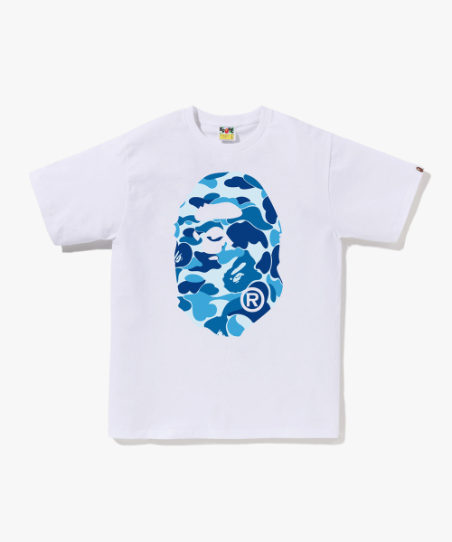 ABC камуфляж Big Ape Head футболка(M) WHITE/BLUE