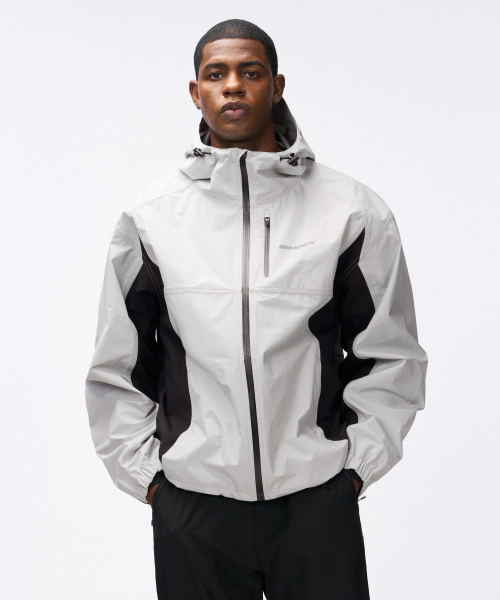 에이치덱스() 어시스트 투톤 스톰 쉘 자켓 (Light Gray) 상품 이미지