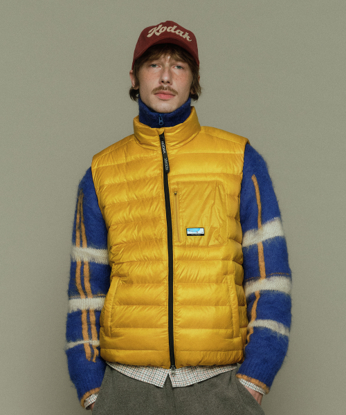 Легкий жилет на гусином пуху Colorama YELLOW