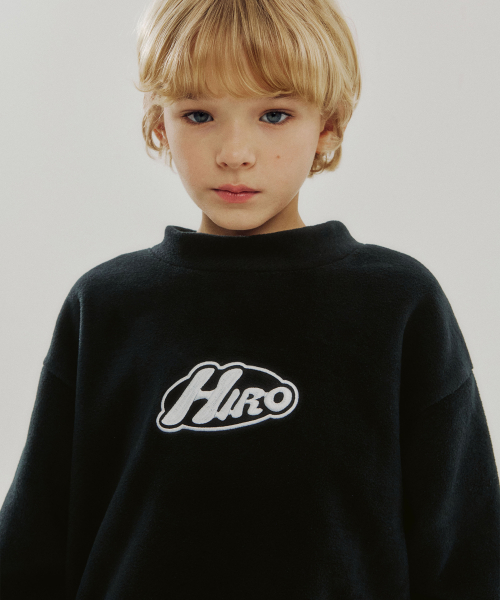 히로() 에센셜 플리스 풀오버_BLACK (BLK) 상품 이미지