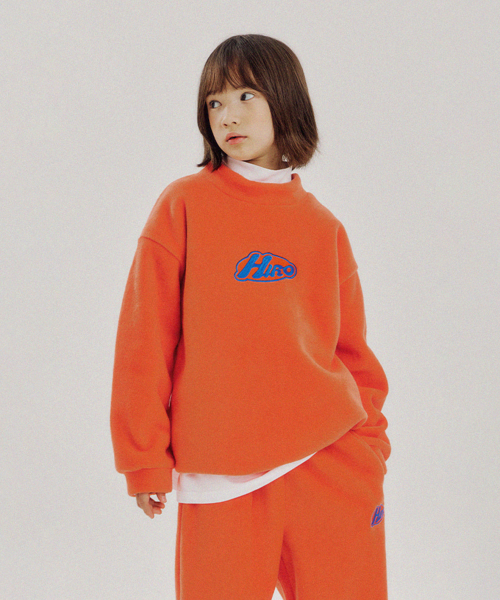 히로() 에센셜 플리스 풀오버_ORAGNE (ORG) 상품 이미지