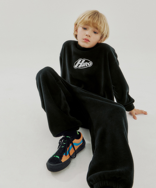 히로() 에센셜 플리스 조거팬츠_BLACK (BLK) 상품 이미지