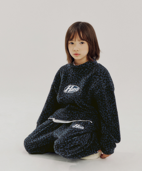 히로() 에센셜 패턴 플리스 풀오버_DEEP BLUE (DBL) 상품 이미지