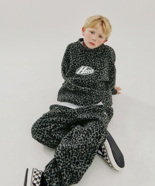 히로() 에센셜 패턴 플리스 조거팬츠_GREY (GRY) 상품 이미지