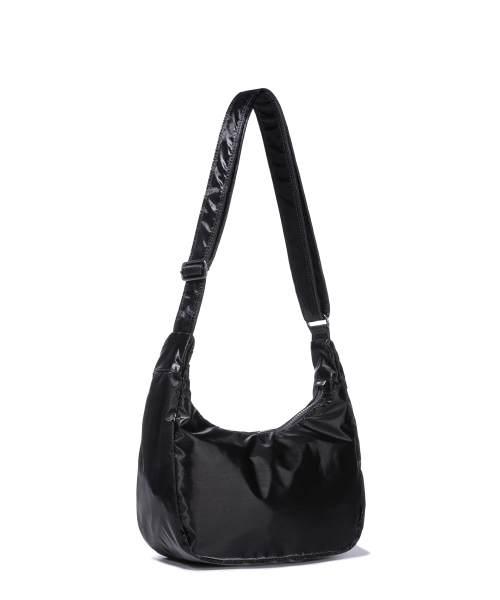 005 HOBO BAG SMALL-GLOSSY черный