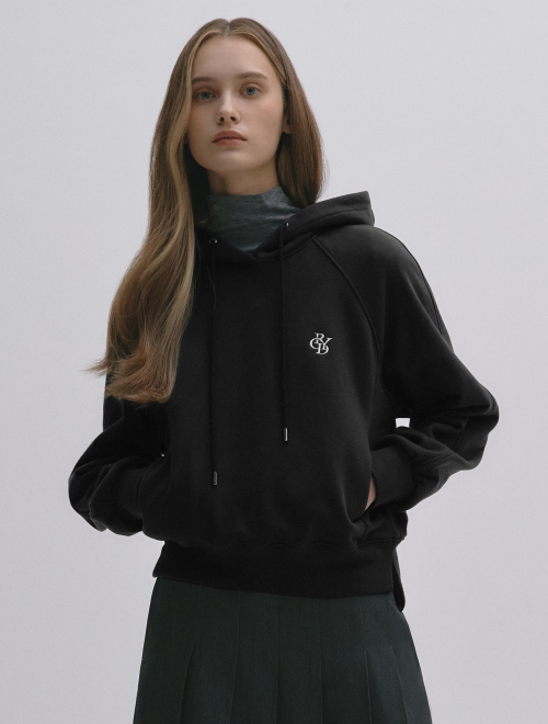 French Terry Raglan Sleeve худи черный