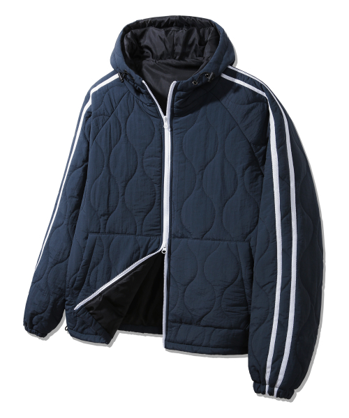 Стеганая куртка с капюшоном DLX2957 (3 COLORS)