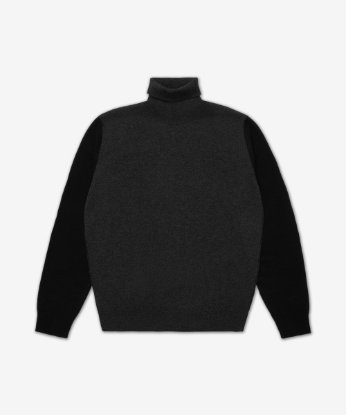 메종 마르지엘라() 컬러블록 크루넥 니트 - 그레이 / S67HL0012M13177001F 상품 이미지