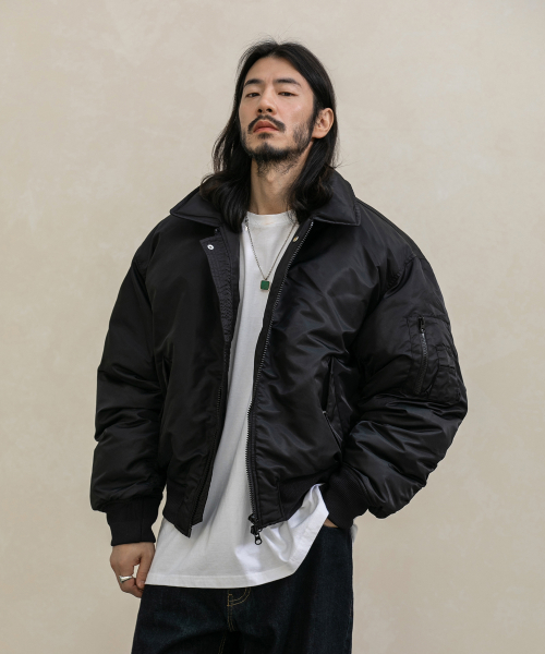 MA-1 TWOWAY WELLON SHORT JUMPER