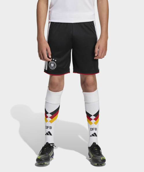 아디다스 키즈() 독일 26 홈 쇼츠 키즈 - 블랙 / JZ4562 상품 이미지