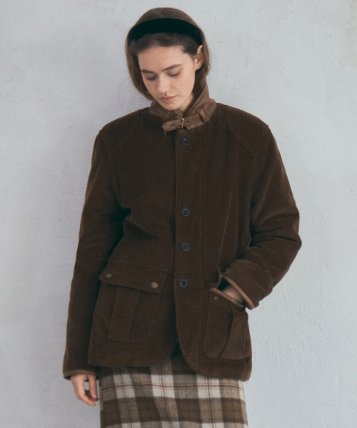 Vintage Corduroy Hunting Jacket_Brown (OC25-OT06)