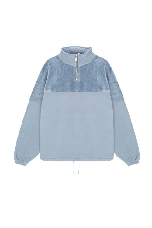 Анорак Block Half-Zip_Aqua