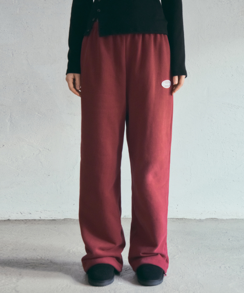 Petal Boucle Sweat Pants_Tomato Brick(O25-PT16)