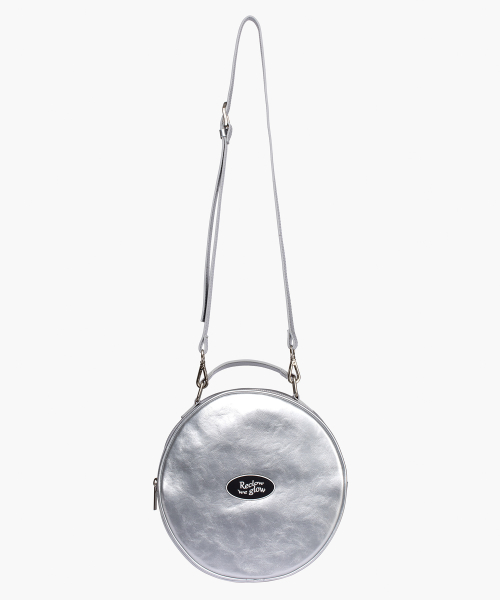 RC TAMBOURINE TWO-WAY CROSS BAG SILVER